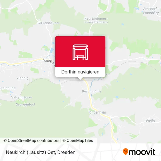 Neukirch (Lausitz) Ost Karte