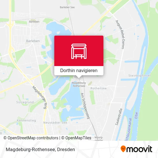 Magdeburg-Rothensee Karte