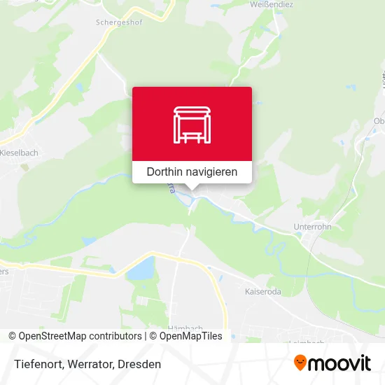 Tiefenort, Werrator Karte