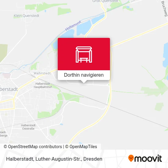 Halberstadt, Luther-Augustin-Str. Karte
