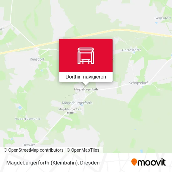 Magdeburgerforth (Kleinbahn) Karte