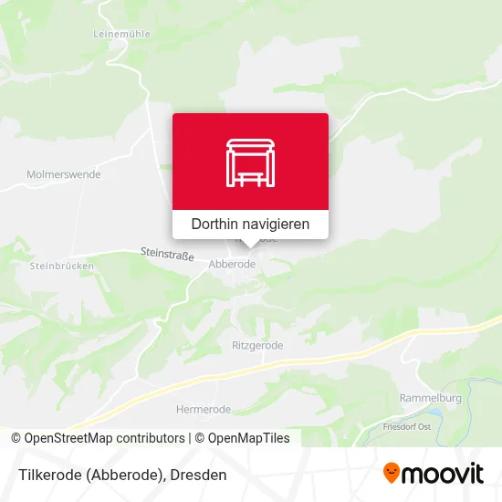 Tilkerode (Abberode) Karte