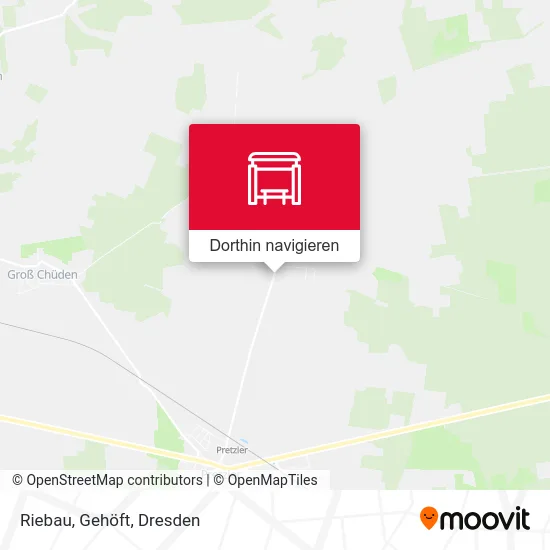 Riebau, Gehöft Karte