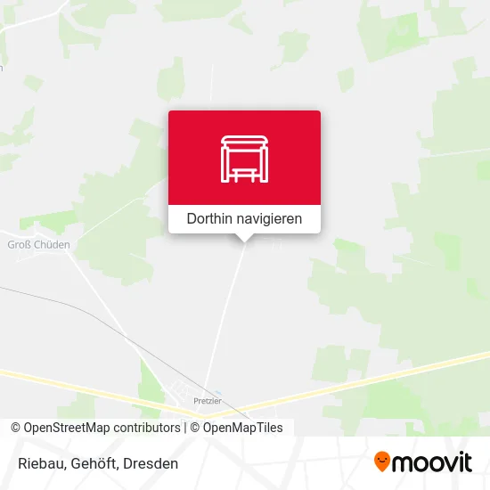 Riebau, Gehöft Karte