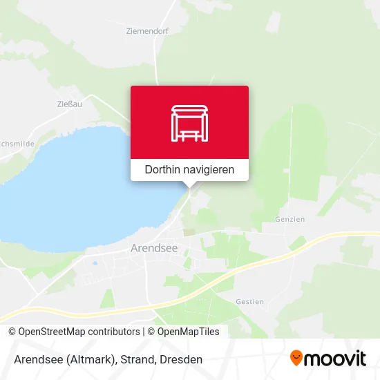 Arendsee (Altmark), Strand Karte