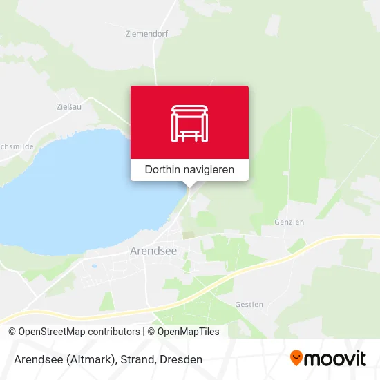 Arendsee (Altmark), Strand Karte