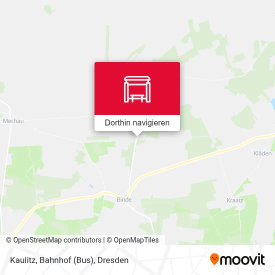 Kaulitz, Bahnhof (Bus) Karte