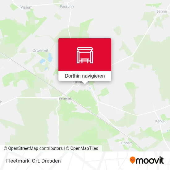 Fleetmark, Ort Karte