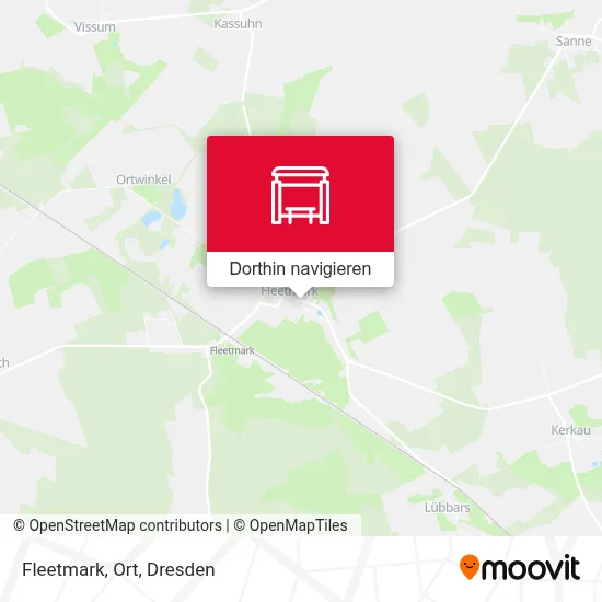 Fleetmark, Ort Karte