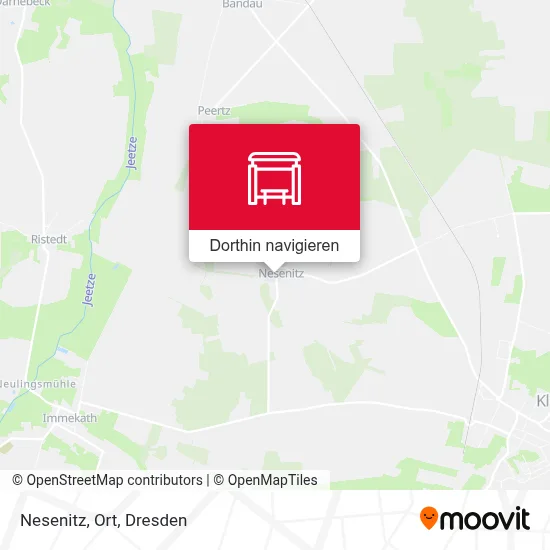 Nesenitz, Ort Karte