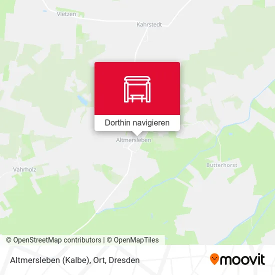 Altmersleben (Kalbe), Ort Karte