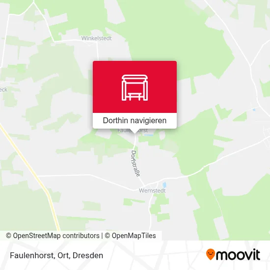 Faulenhorst, Ort Karte