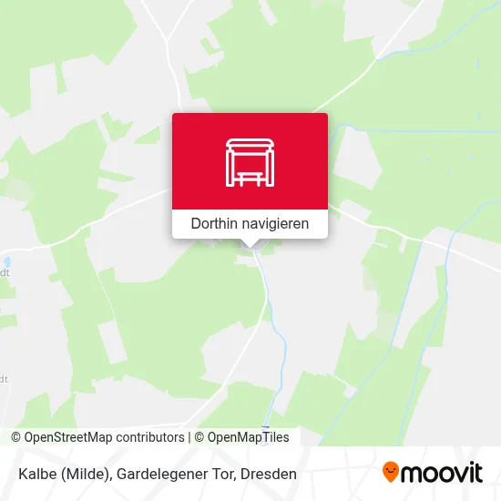 Kalbe (Milde), Gardelegener Tor Karte