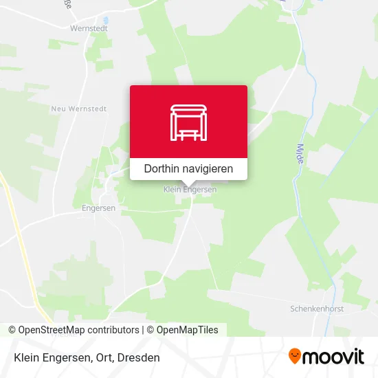 Klein Engersen, Ort Karte