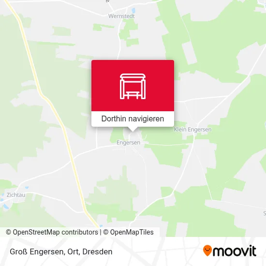 Groß Engersen, Ort Karte
