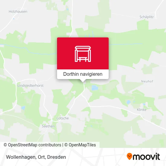 Wollenhagen, Ort Karte