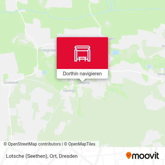 Lotsche (Seethen), Ort Karte