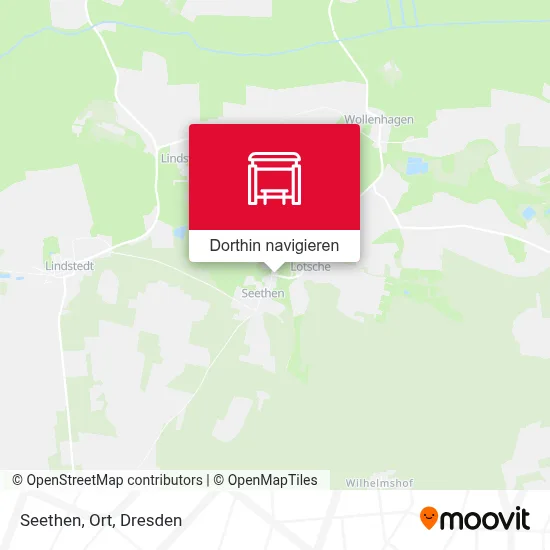 Seethen, Ort Karte