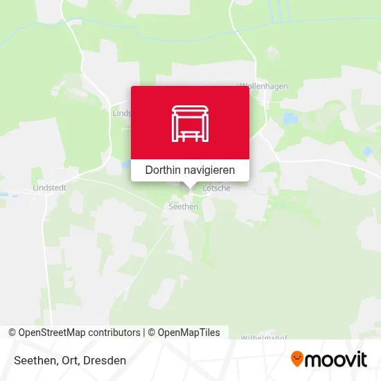 Seethen, Ort Karte