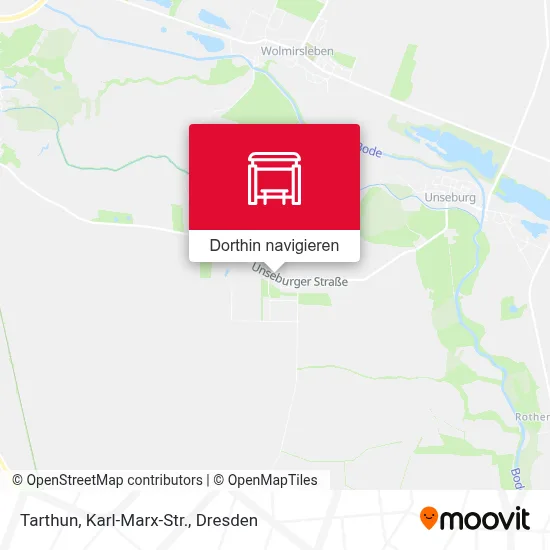 Tarthun, Karl-Marx-Str. Karte