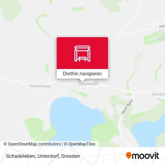 Schadeleben, Unterdorf Karte