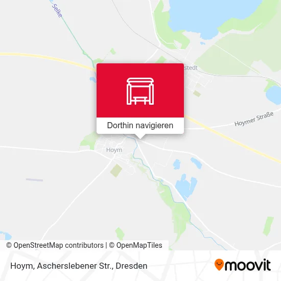 Hoym, Ascherslebener Str. Karte