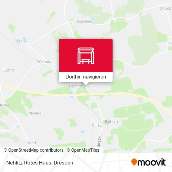 Nehlitz Rotes Haus Karte