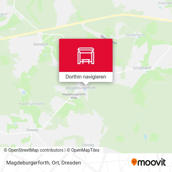 Magdeburgerforth, Ort Karte