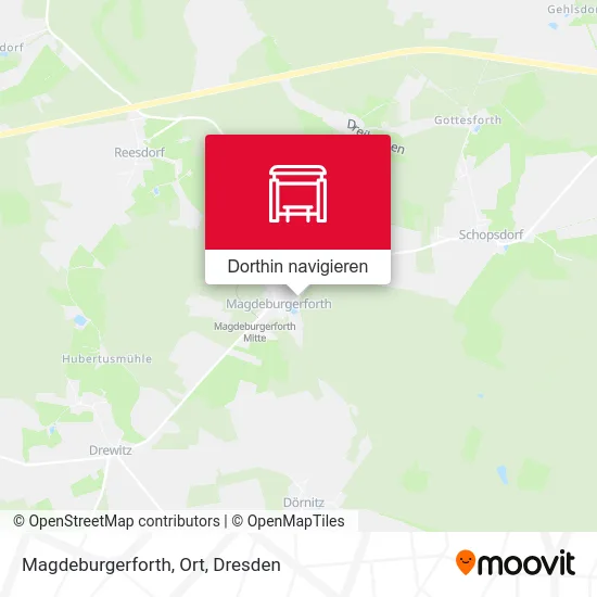 Magdeburgerforth, Ort Karte