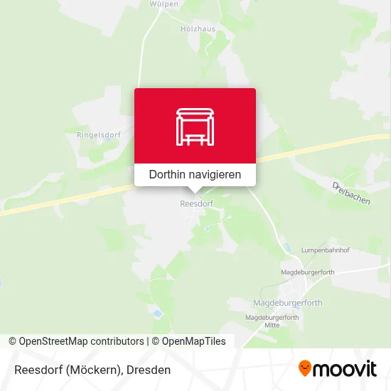 Reesdorf (Möckern) Karte