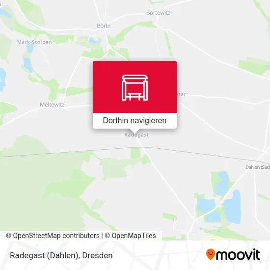Radegast (Dahlen) Karte
