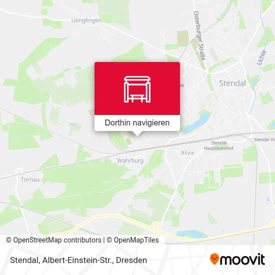 Stendal, Albert-Einstein-Str. Karte