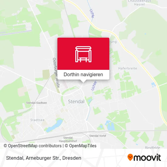 Stendal, Arneburger Str. Karte