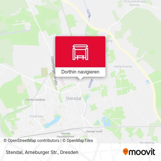 Stendal, Arneburger Str. Karte