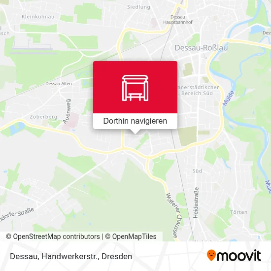 Dessau, Handwerkerstr. Karte