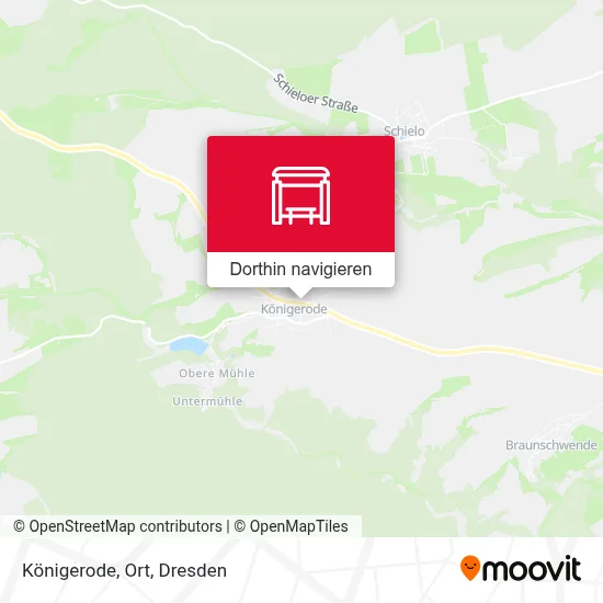 Königerode, Ort Karte