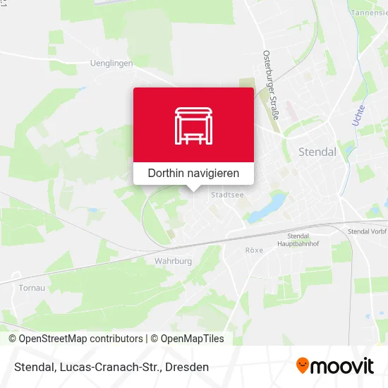 Stendal, Lucas-Cranach-Str. Karte