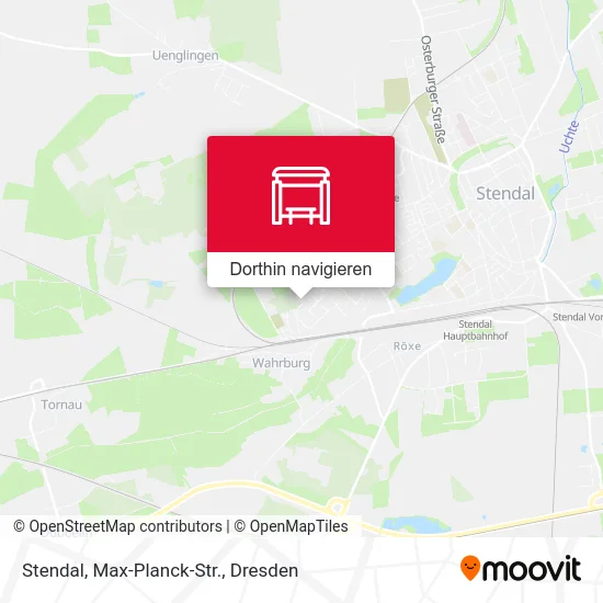 Stendal, Max-Planck-Str. Karte
