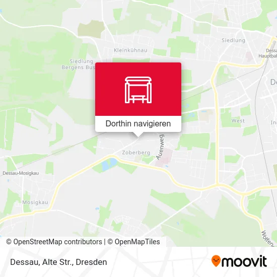 Dessau, Alte Str. Karte