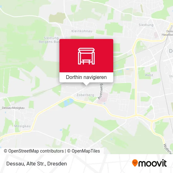 Dessau, Alte Str. Karte