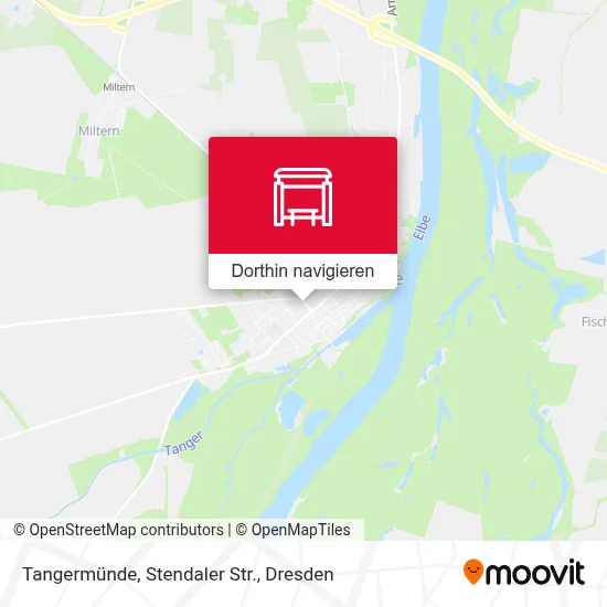 Tangermünde, Stendaler Str. Karte