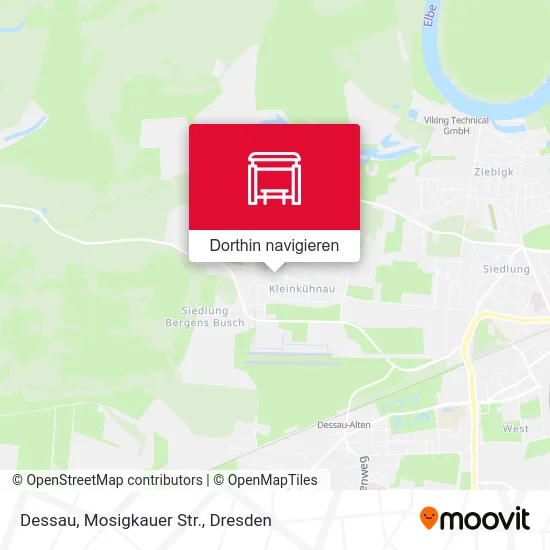 Dessau, Mosigkauer Str. Karte