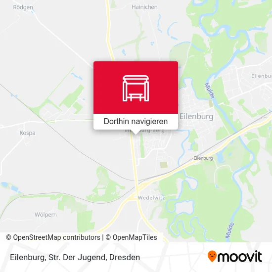 Eilenburg, Str. Der Jugend Karte