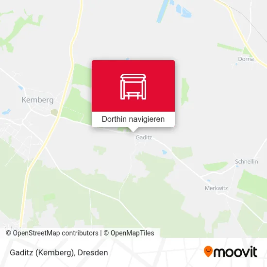 Gaditz (Kemberg) Karte