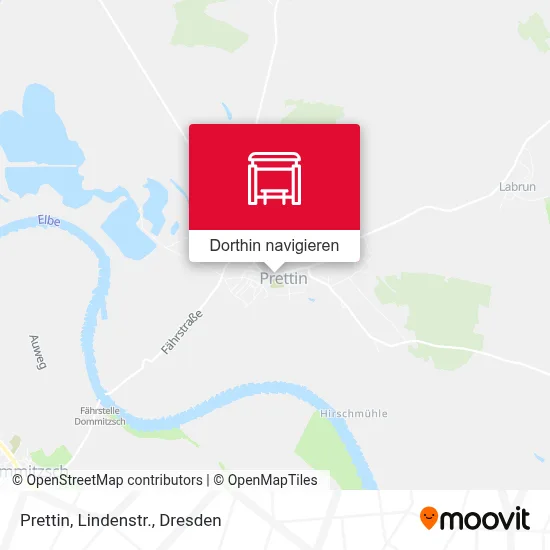 Prettin, Lindenstr. Karte