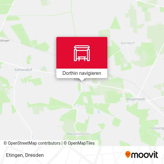Etingen Karte