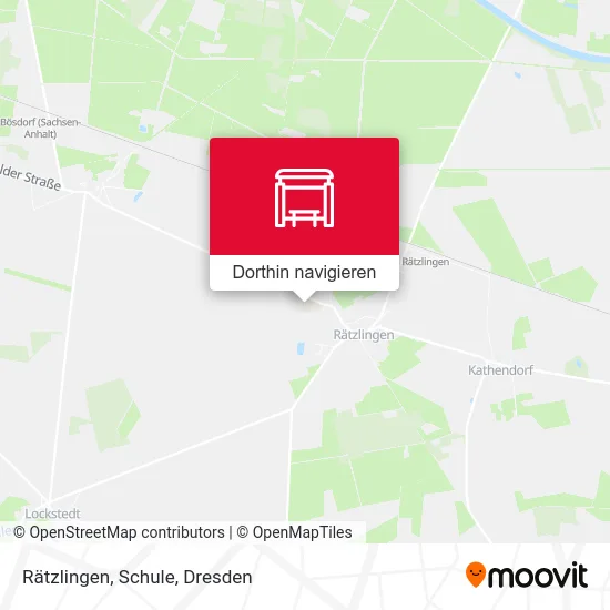 Rätzlingen, Schule Karte