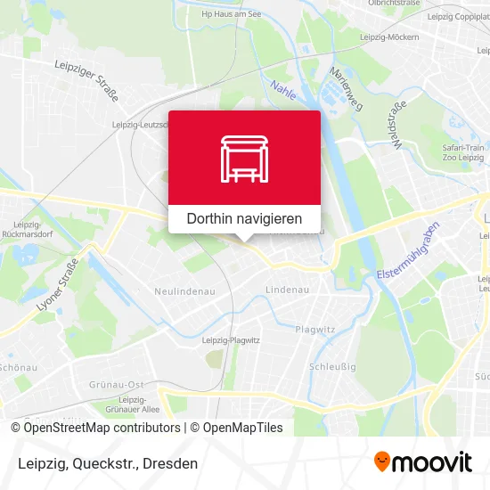Leipzig, Queckstr. Karte