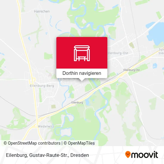 Eilenburg, Gustav-Raute-Str. Karte