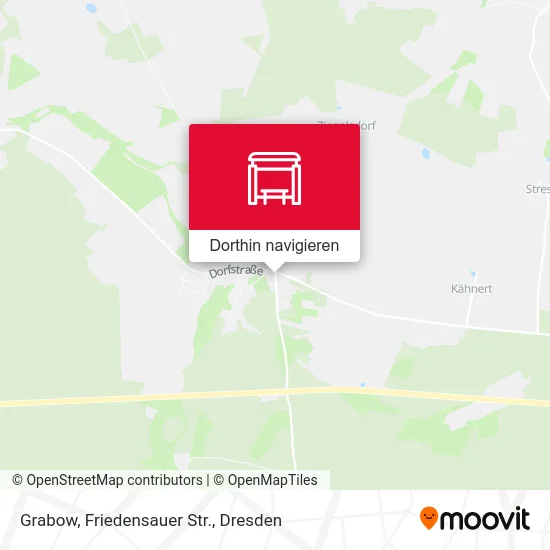 Grabow, Friedensauer Str. Karte